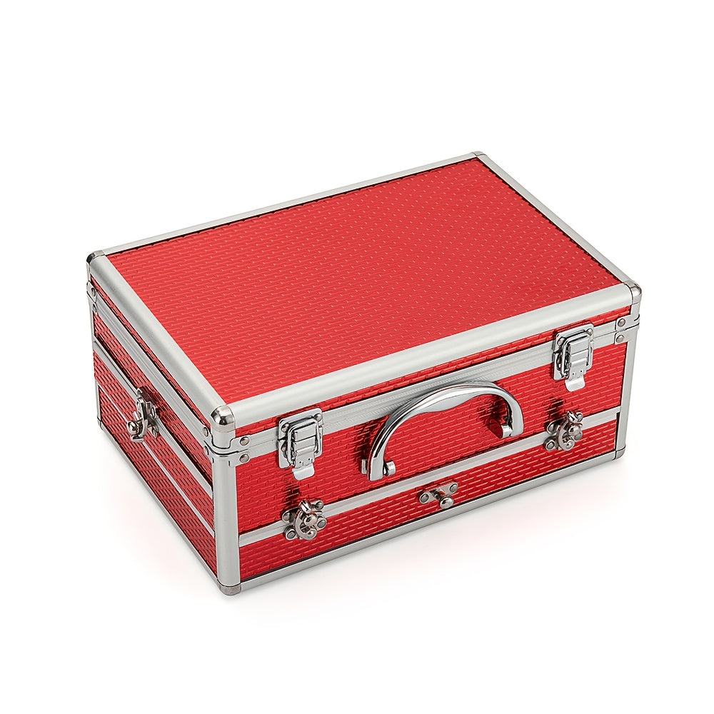 Multifunctional Luxury Makeup Gift - Full Set of Makeup for Beginners and Professional Makeup Artists, Including Eyeshadow, Lipstick, Blush, Foundation, Highlighter, and Brushes | High Quality, Convenient for Holiday Gifts/Tr Red Tidesmit