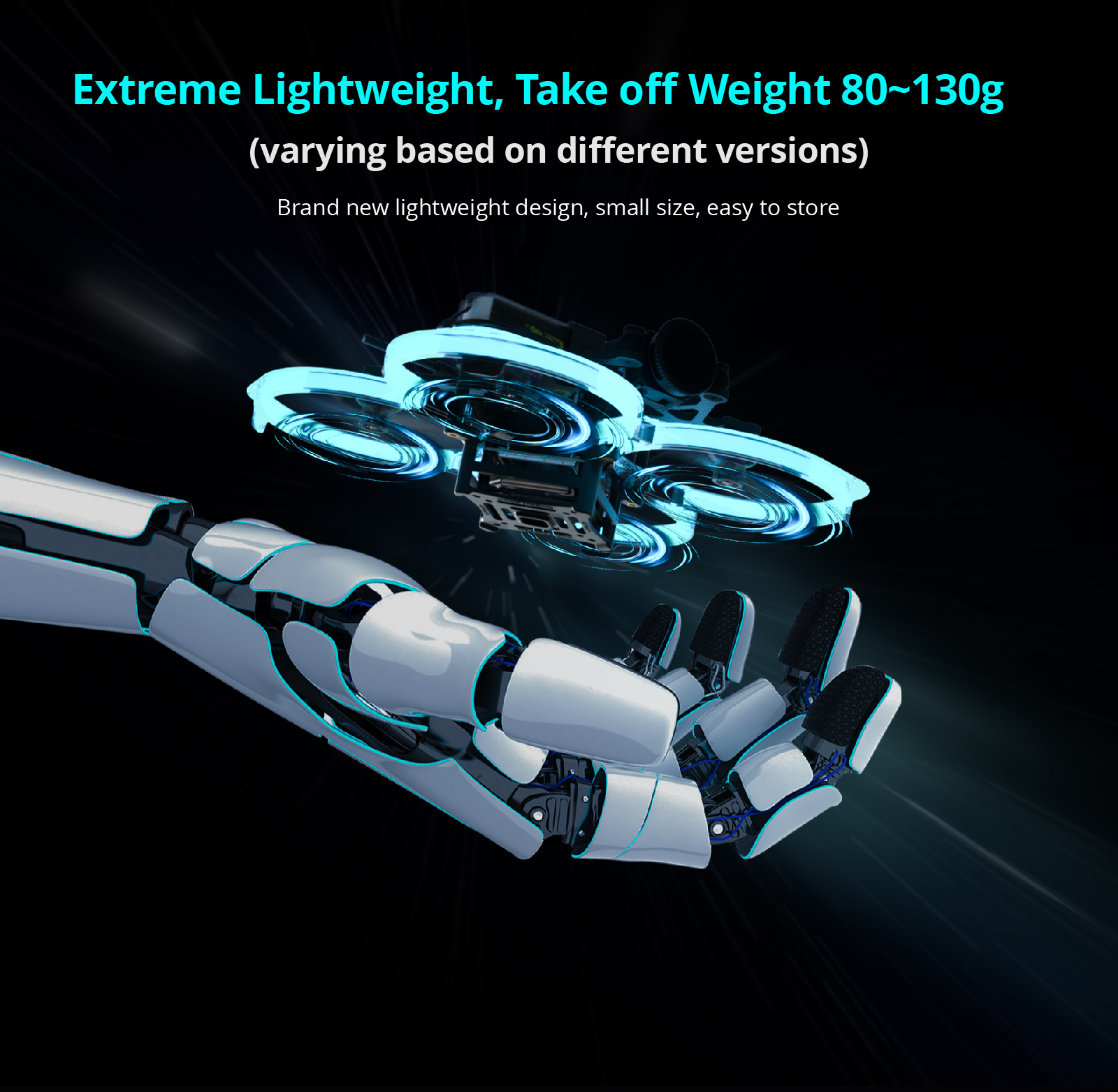 Flywoo Flylens 85 HD O4 FPV Drone - 2S Mini Racing Quadcopter Tidesmit