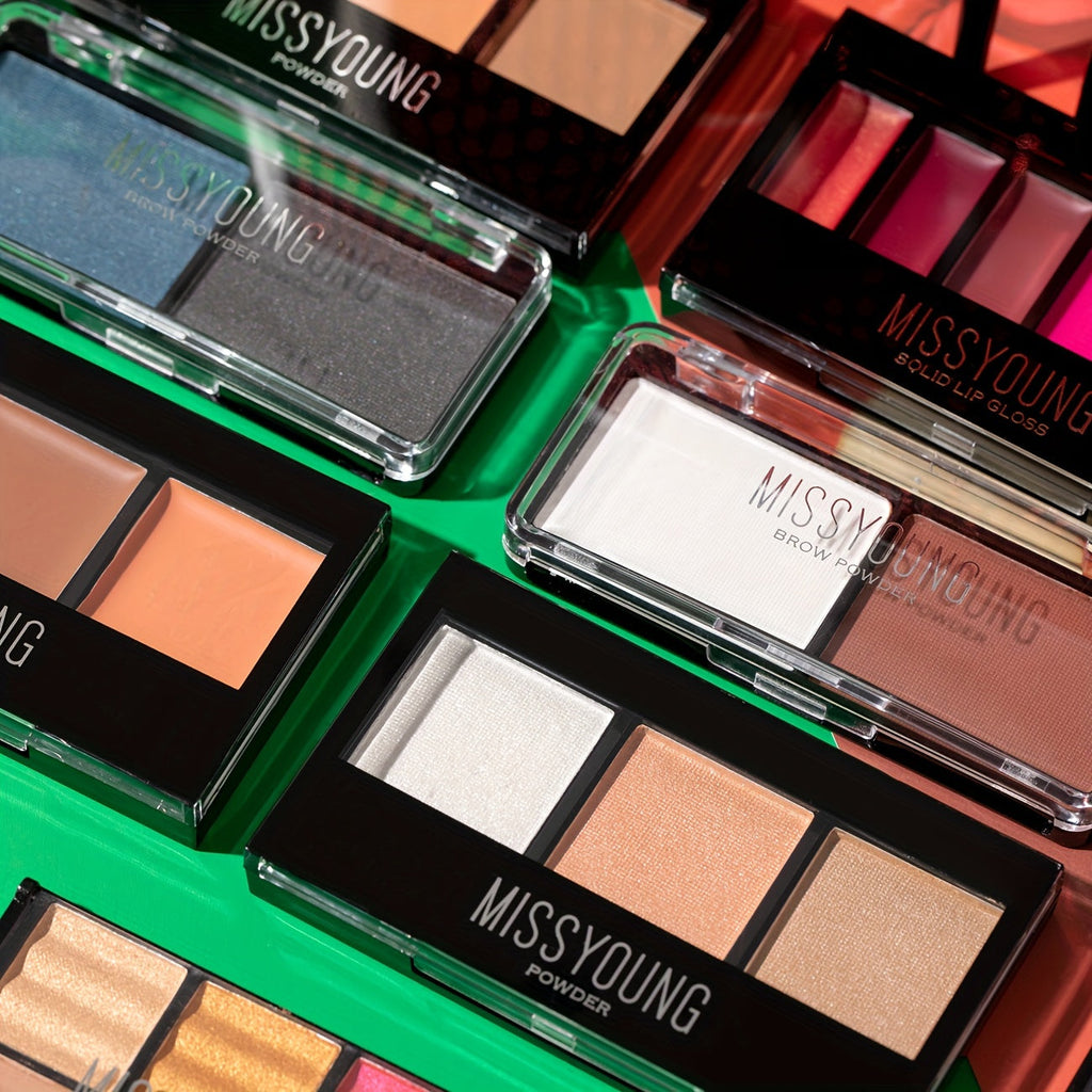 106pcs Professional Makeup Kit - Multi-Functional Cosmetic Set with Eyeshadow, Lipstick, Mascara, Brushes & More - Ideal Gift for Makeup Artists, Perfect for Halloween, Christmas, and Black Friday Tidesmit