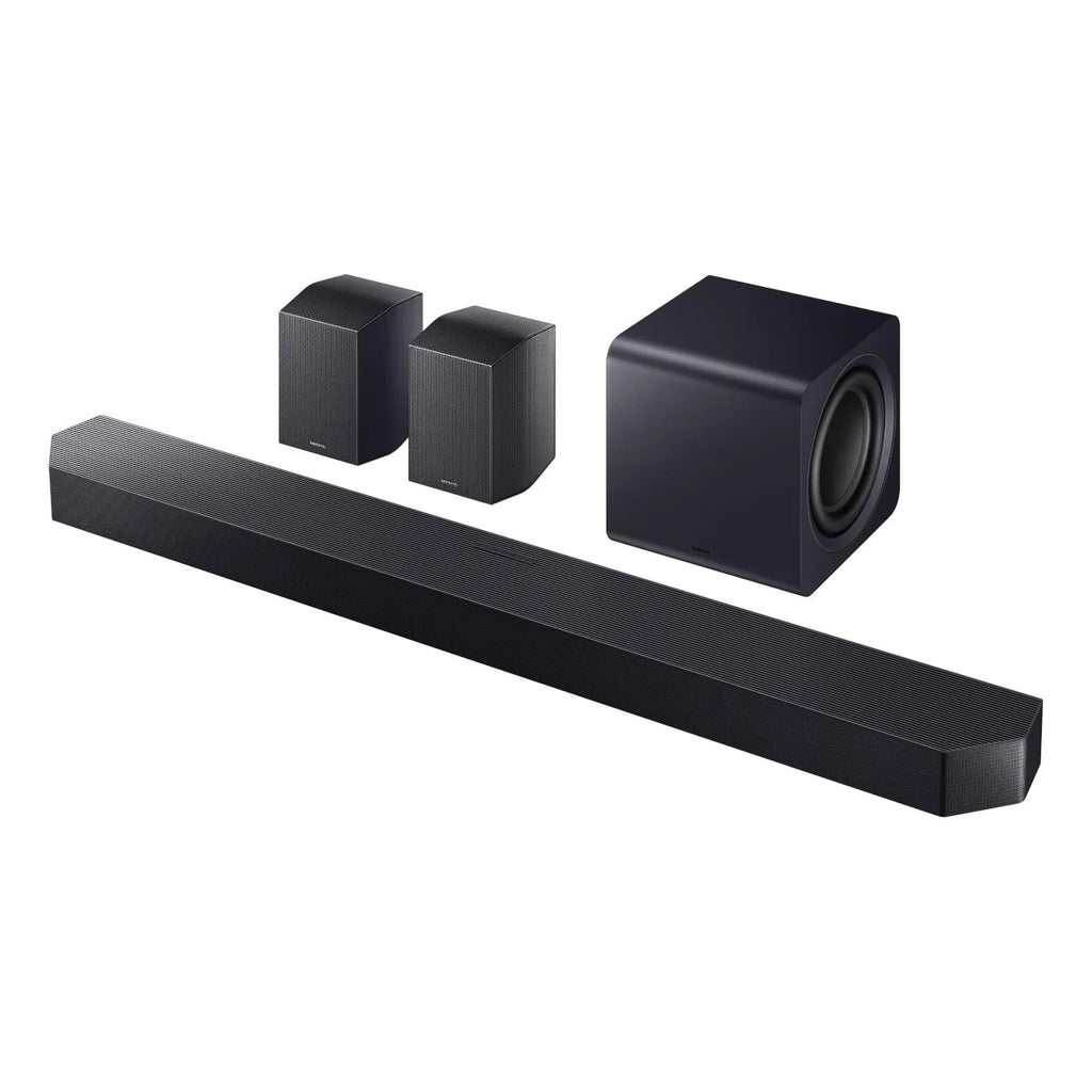 Samsung HW-Q990F 11.1.4Ch Wireless Soundbar System with Dolby Atmos, Subwoofer & Rear Speakers, Q-Symphony, Adaptive Sound, Game Mode Pro