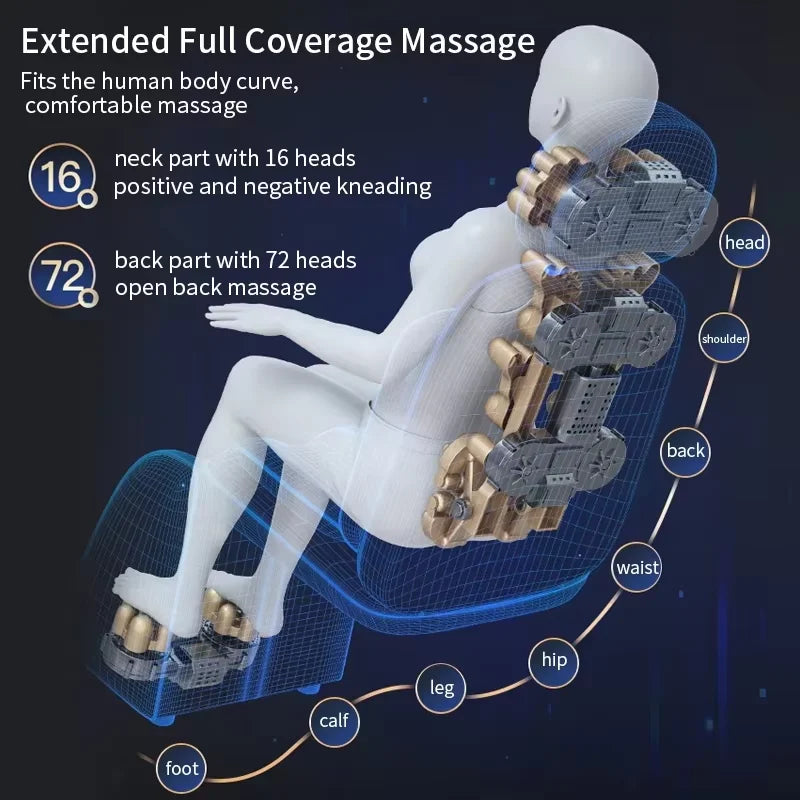 Full Body Electric Massager - Deep Tissue Heat Therapy Cushion Massage Chairs Tidesmit