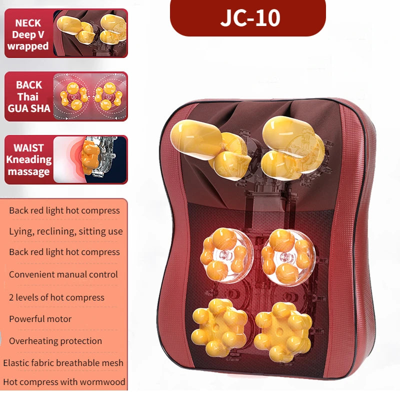 Full Body Electric Massager with Deep Tissue Heat Therapy by Tidesmit Body Shaping Massage Equipment JC-10 Tidesmit
