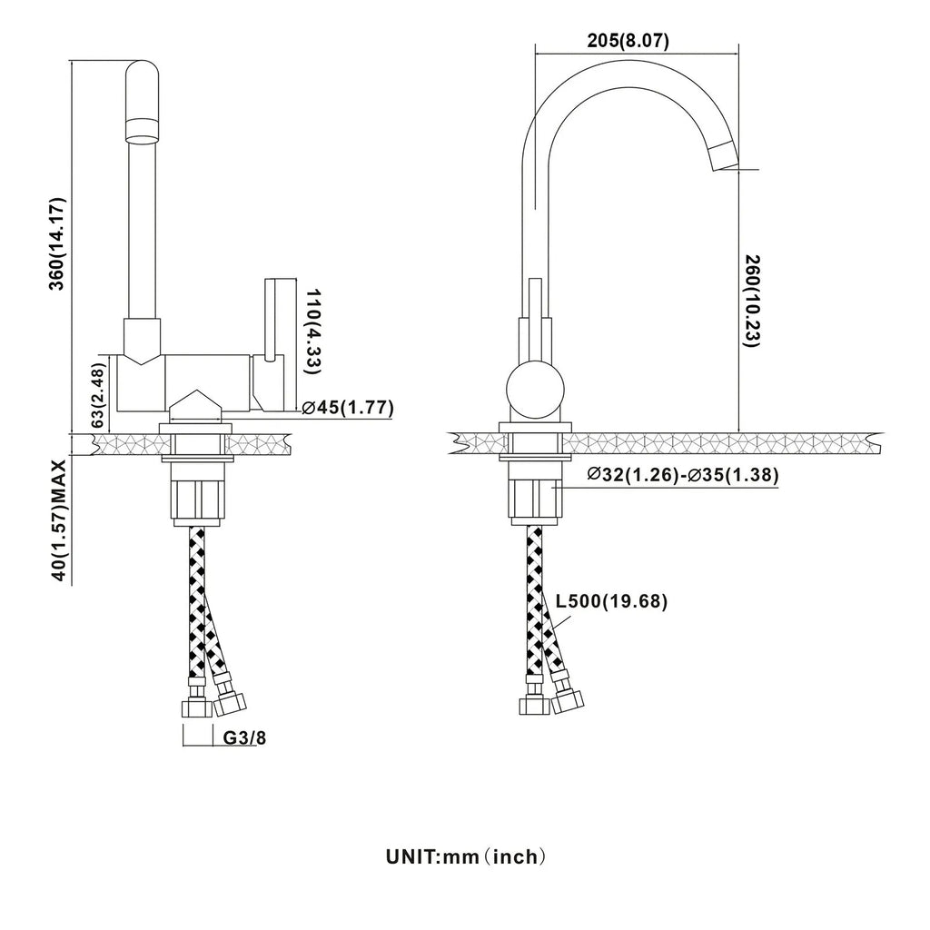 Foldable Kitchen Figot for Stainless Steel Window, Black Kitchen Fit Fit, Kitchen Fit Fit For °