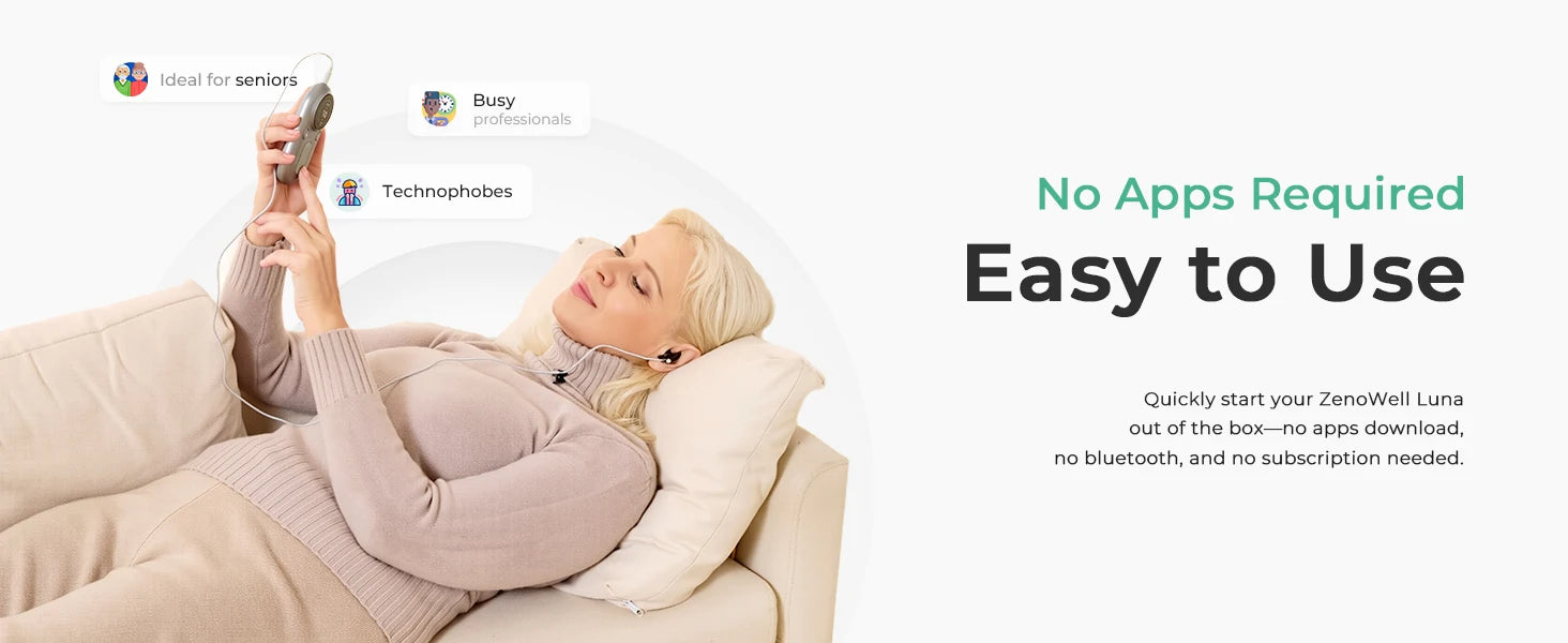 Vagus Nerve Stimulator for Sleep and Anxiety Relief | Tidesmit Relaxation Treatment Tidesmit