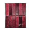 1/5/10/30 PC Burgundy 3D Peel and Stick Backsplash 11.4" x 9" Self Adhesive Tile for Kitchen Bathroom Wall Tiles DIY Wall Decor