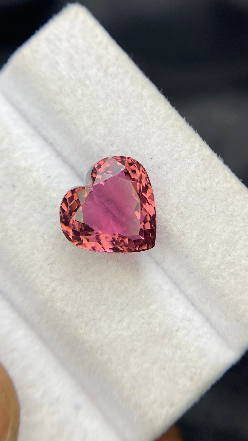 Certified Natural Tourmaline Heart Shape Cut Stone Rare Shade With Excellent Color Quality 5.92 Carat Loupe Clean Loose Gemstone