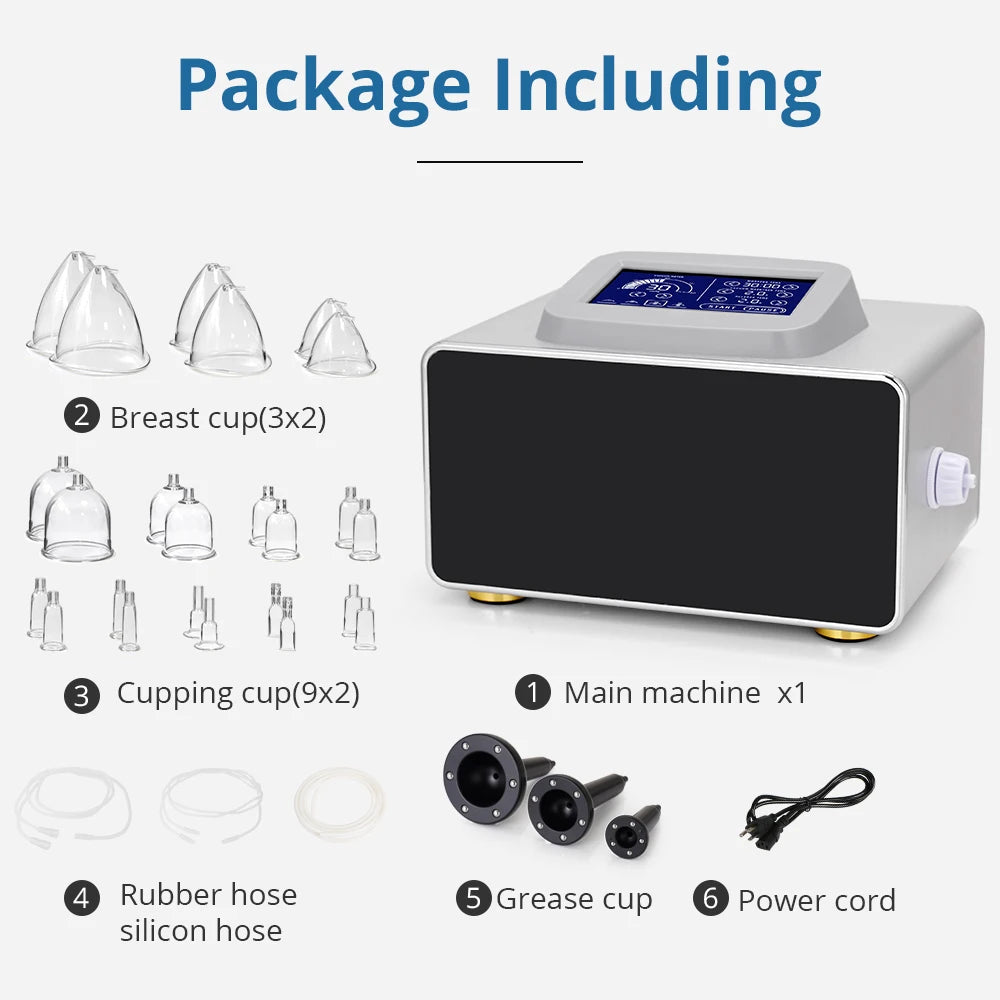 Vacuum Therapy Machine for Breast Enhancement & Body Contouring (EU Stock) Body Shaping Massage Equipment Tidesmit