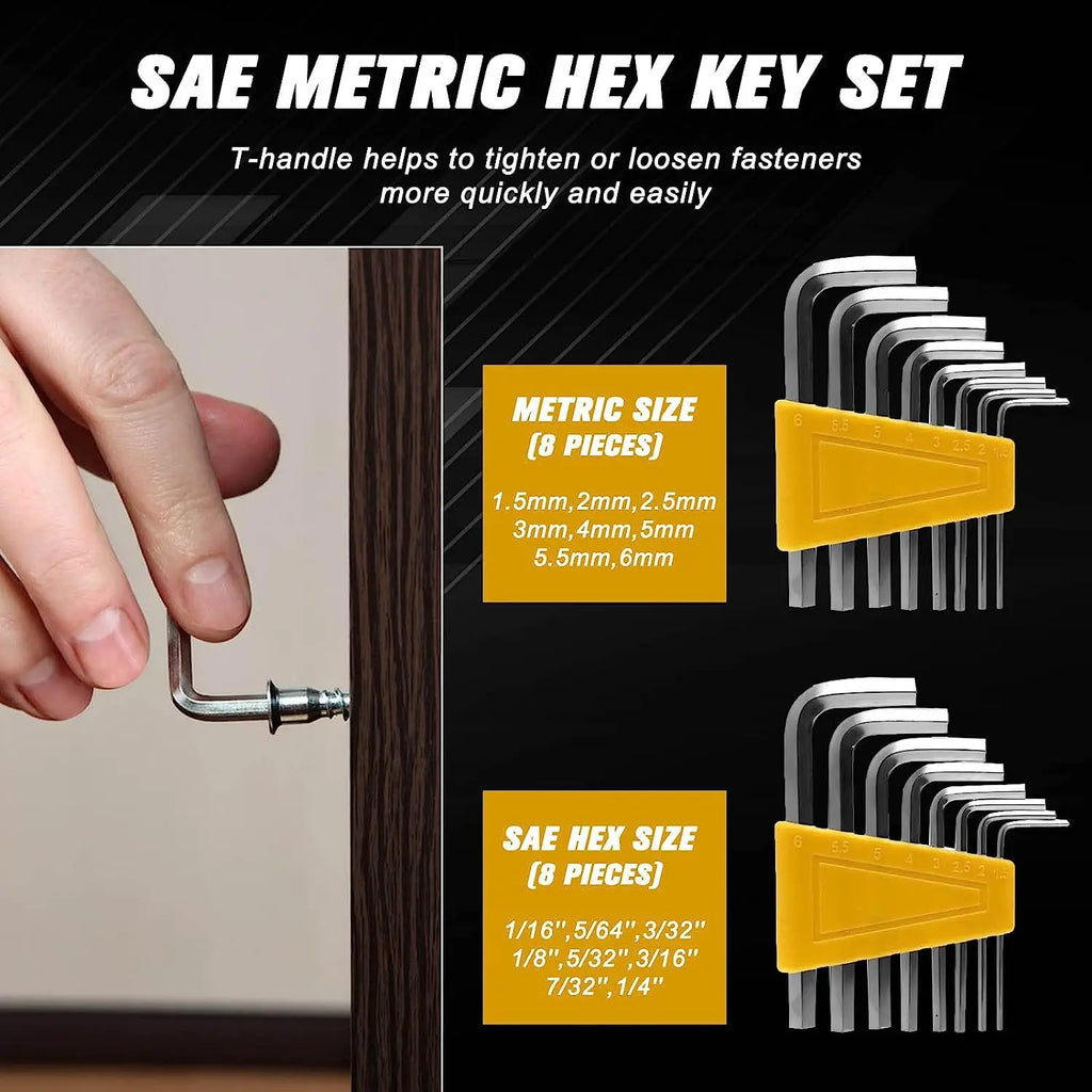 131PCs Magnetic Screwdriver Set with Plastic Ranking Includes Precision Screwdriver and Pick Hook Ratchet Driver DIY Tools