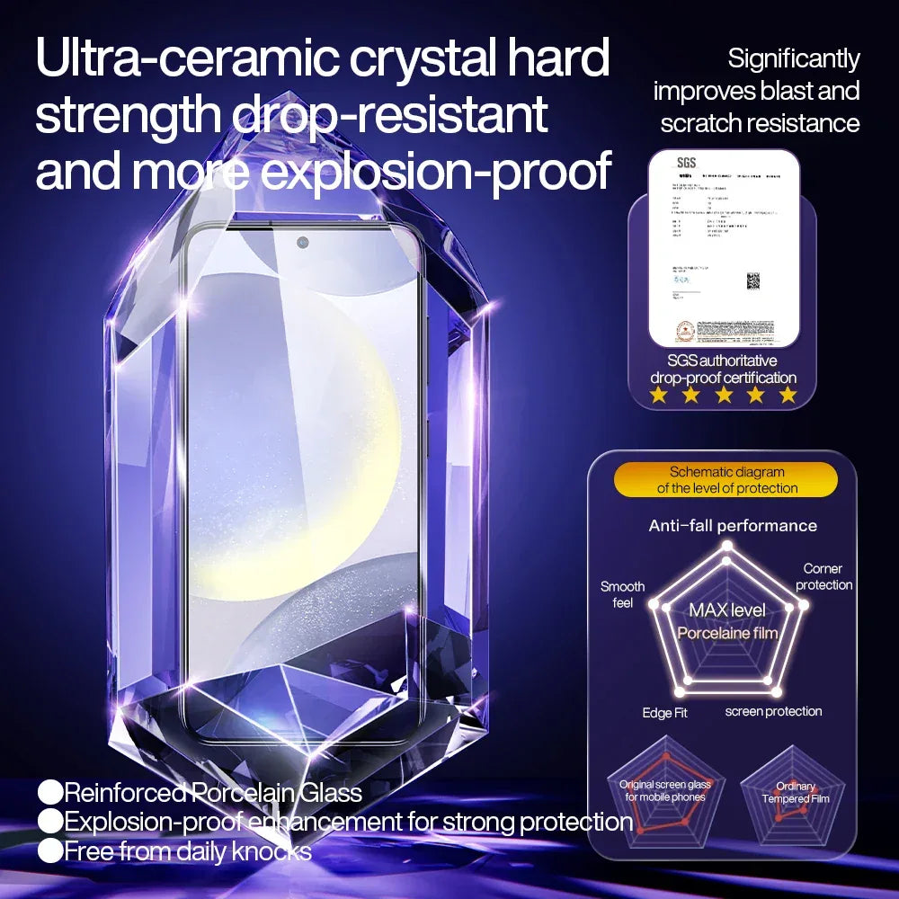 Samsung S25 Ultra Screen Protector | 9H Hardened HD Glass | Tidesmit Tidesmit