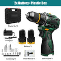 55N.M Torque Brushless Electric Impact Drill 10MM Metal Ratchet Chuck 23+1 Cordless Drill Electric Screwdriver DIY Power Tools