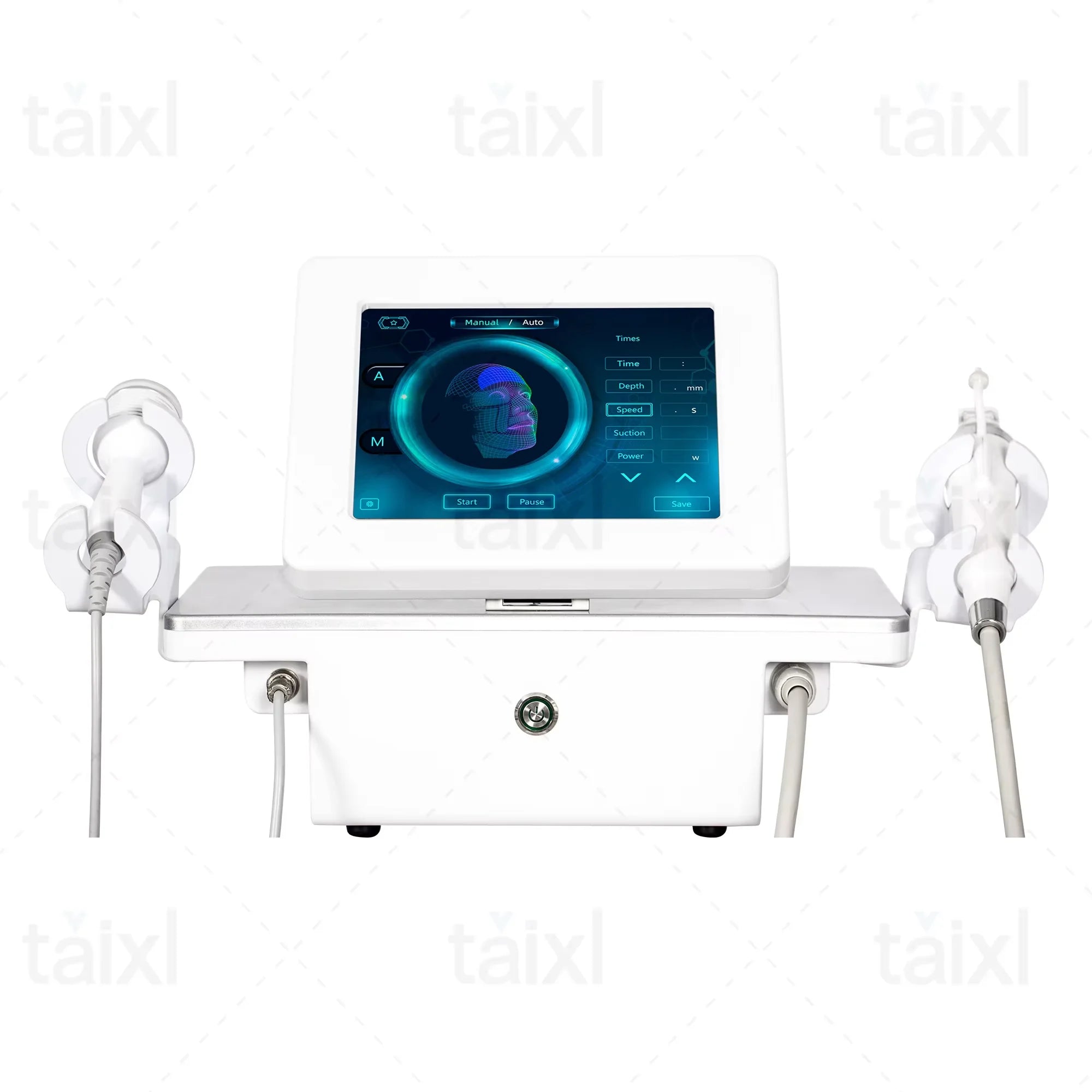 RF Microneedling Machine | Fractional Micro Needle Skin Treatment Device Scrubs Treatments 2 HANDLE RF Tidesmit