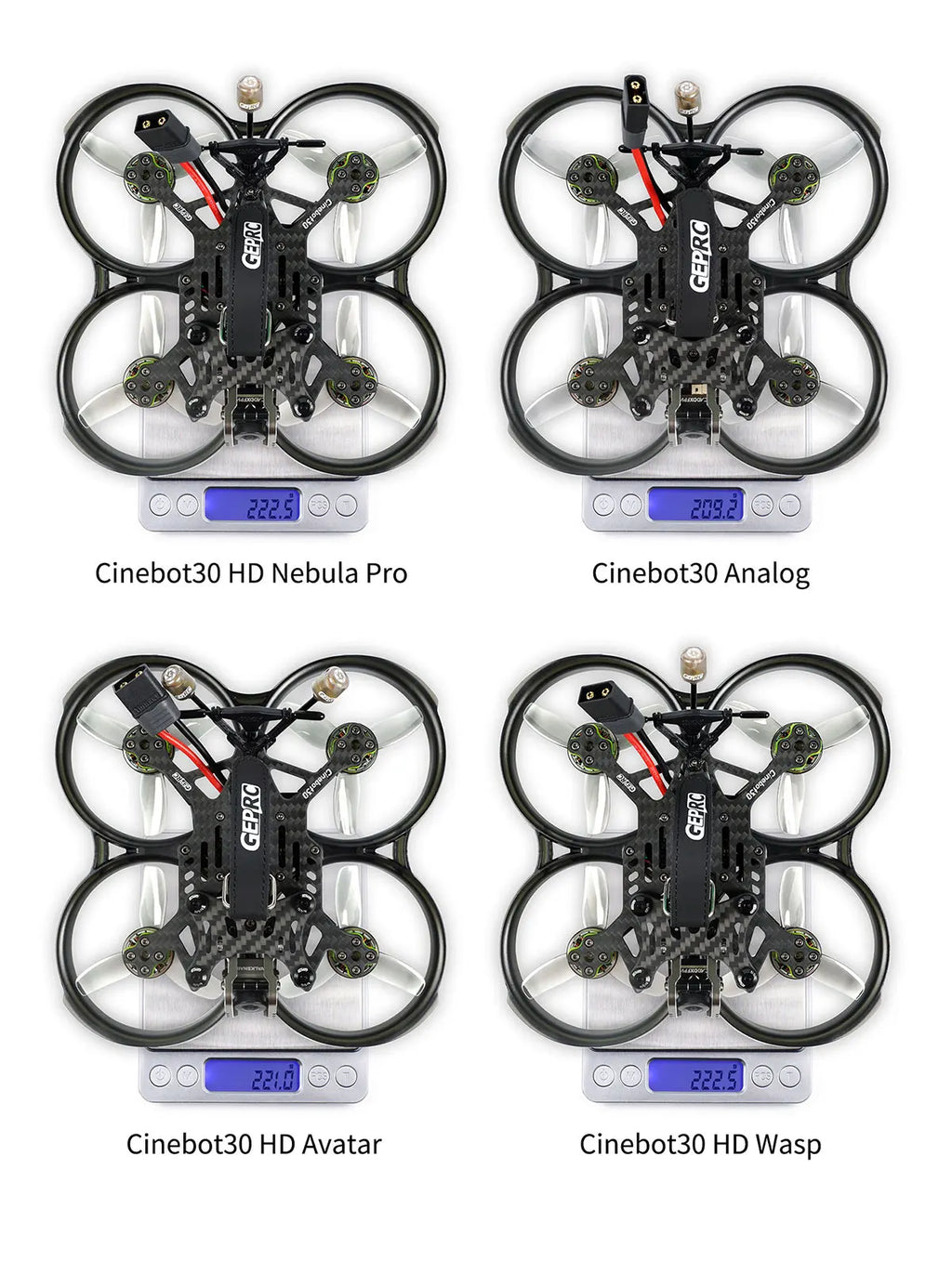 GEPRC Cinebot30 3-Inch FPV Drone 6S HD Vista Nebula Pro System Tidesmit