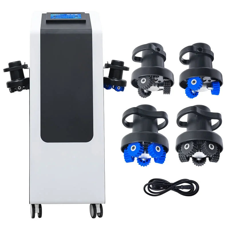 Electric Body Slimming Roller Massager - 4 Handle Heat Therapy Tool Back Massage Instrument 4 handle Tidesmit