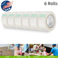Clear waterproof packaging tape roll, 1.88in x 60 yards, visible tape core