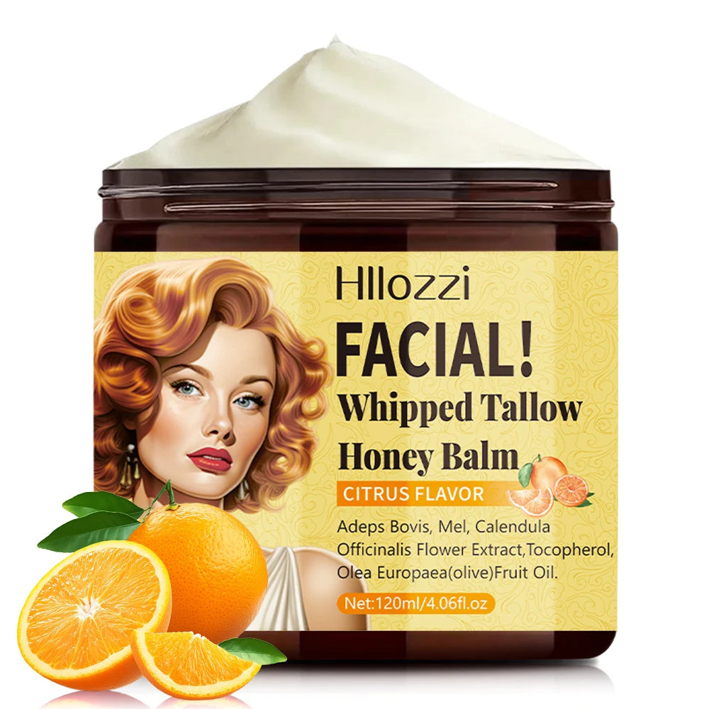 Whipped Tallow Cream, Moisturizing Face and Body Lotion, Skin Care, Lip Balm, Moisturizing,