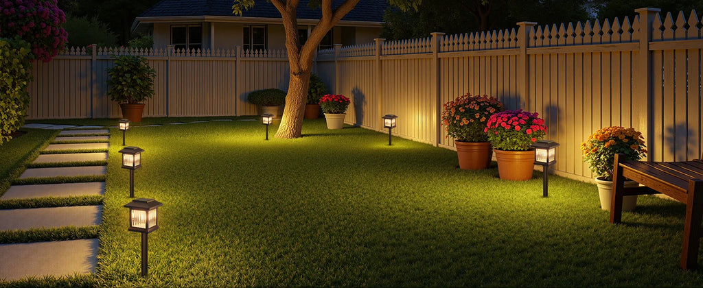 Solar Pathway Light Outdoor Solar Lamp Waterproof Landscape Lighting for Garden Yard Patio Walkway Driveway Camping Decor