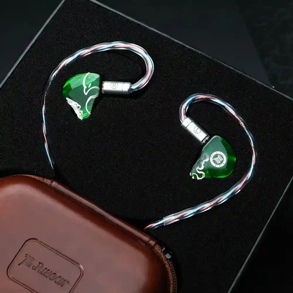 Juzear Defiant Hybrid In-Ear Monitors - 1DD+3BA Pro Studio Audio Tidesmit