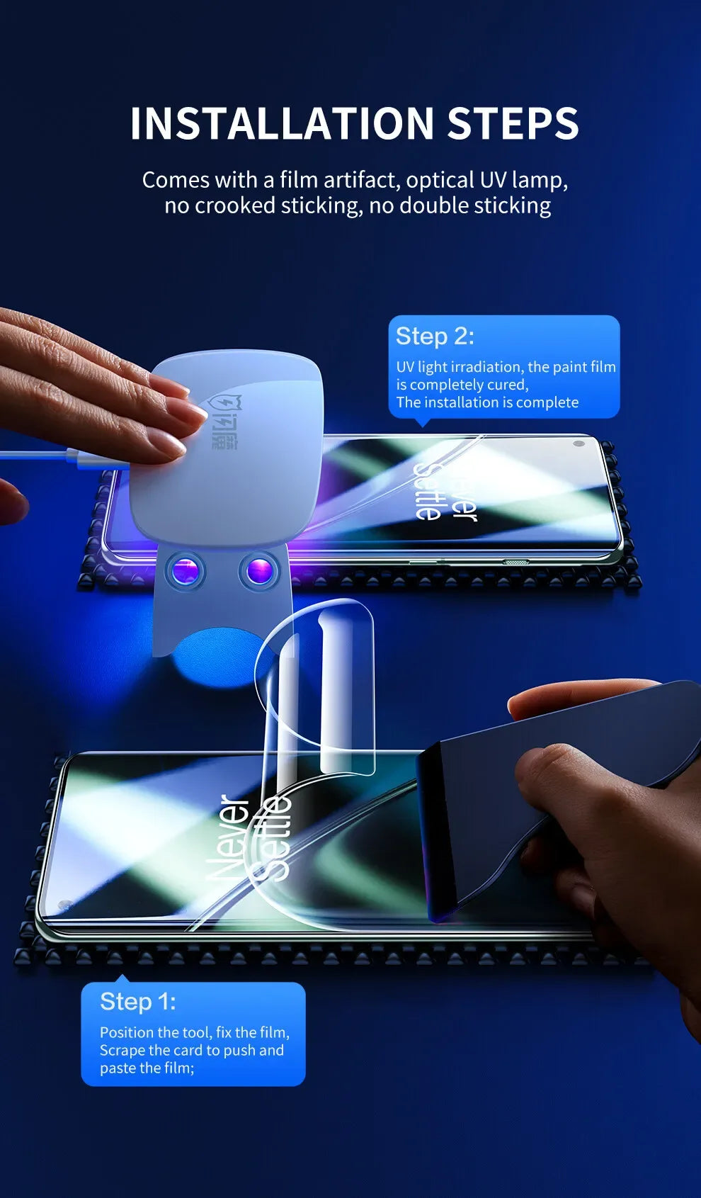 OnePlus 13 Screen Protector | 9H Hardness Anti-Fingerprint Glass Tidesmit