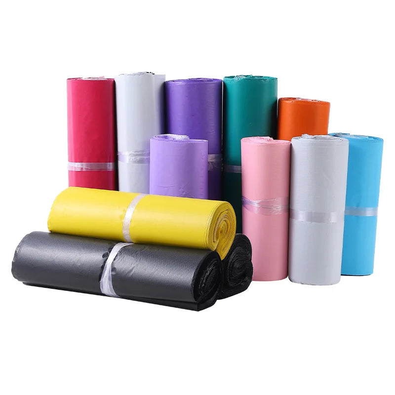 MU Good Quality Express Bags Poly Mailer Bags Waterproof Logistics Parcel Packaging Colored Mail-order Bags