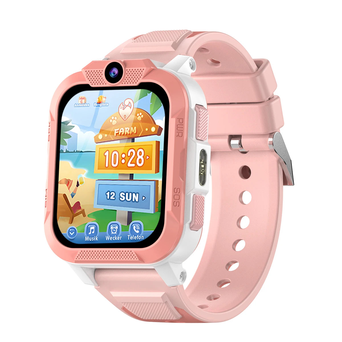 Blackview Z40 Pro Kids Smartwatch 1.83-inch TFT Screen GPS/SOS SIM 4G Smart Watch with Flashlight IP68 Waterproof Multi-wearing