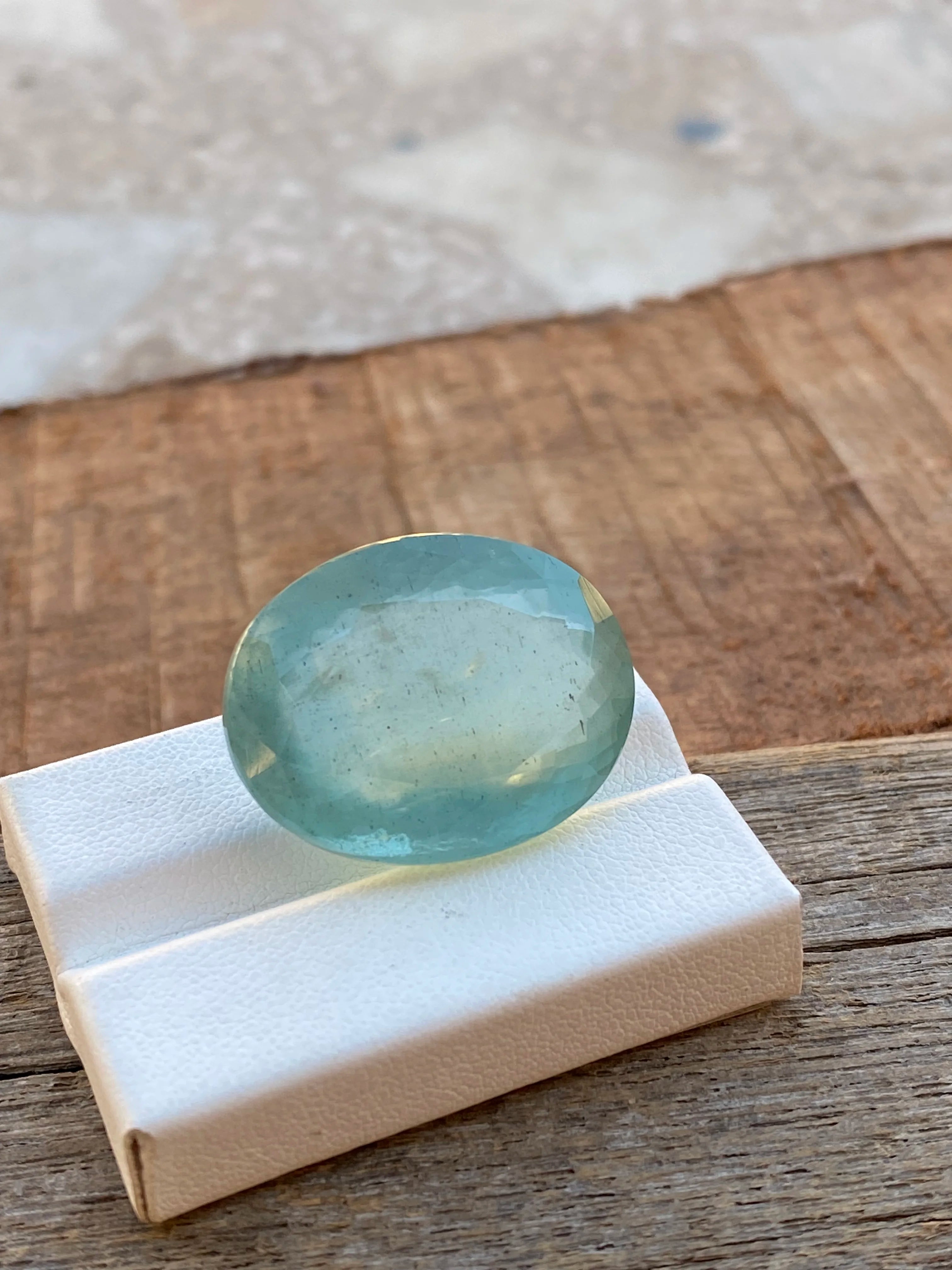 Stunning Rare Big Size Natural Aquamarine Oval Cut Stone Aquamarine Faceted Loose Gemstone for Making Jewelry 41.20 Carat