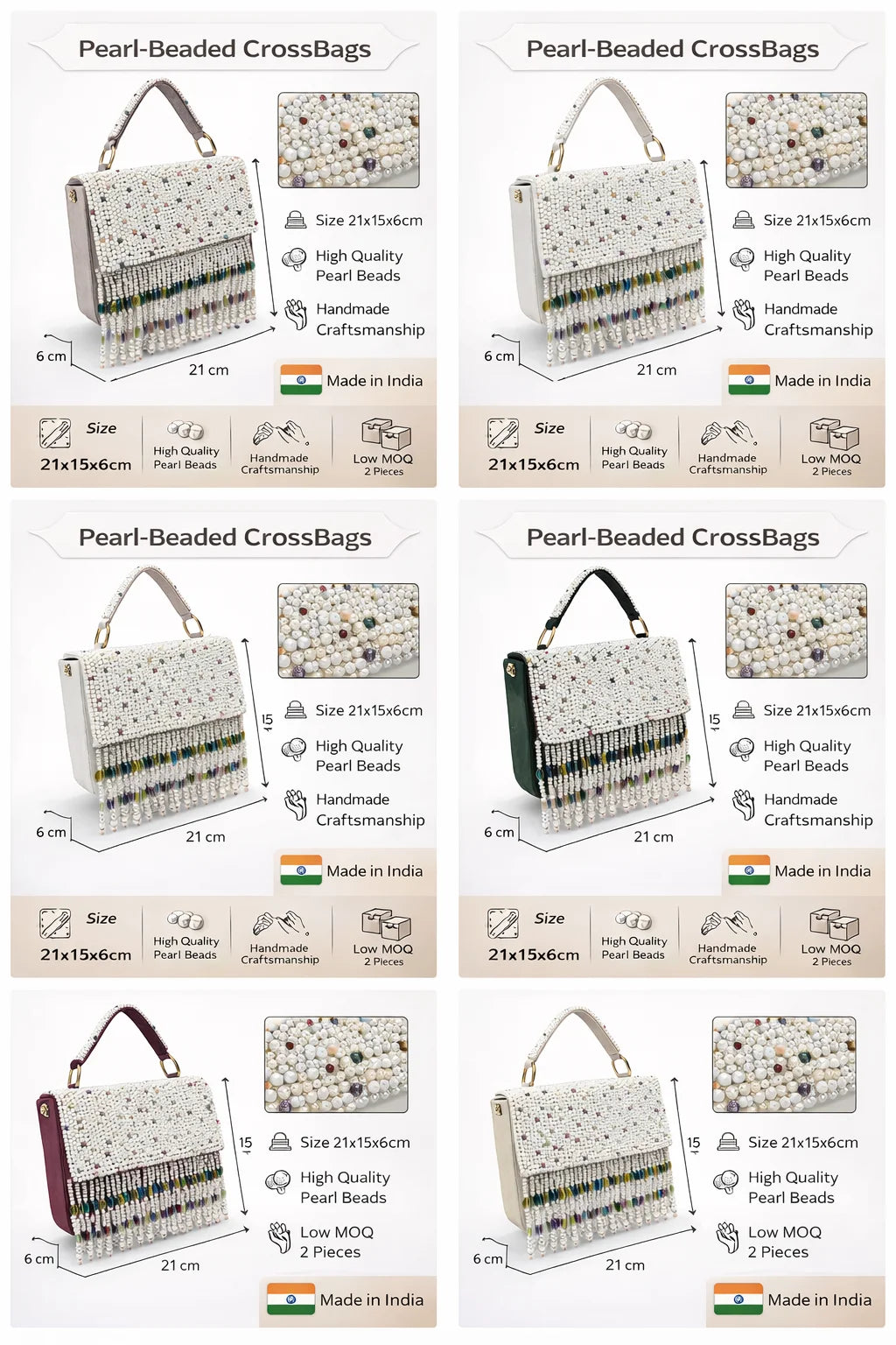 Luxury Embroidery Pearl Beaded Handbag Handmade Crystal Tassel Fringe Evening Clutch Portable 7 Inch Elegant Wedding Party Purse