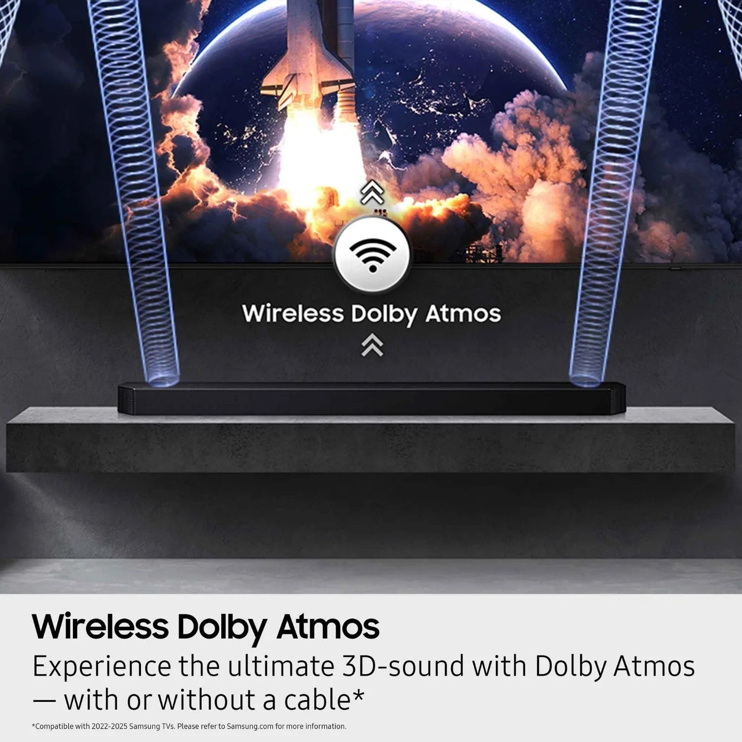 Samsung HW-Q990F 11.1.4Ch Wireless Soundbar System with Dolby Atmos, Subwoofer & Rear Speakers, Q-Symphony, Adaptive Sound, Game Mode Pro