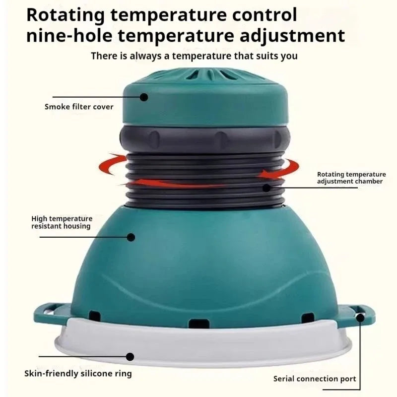 Smokeless Moxibustion Jar: Portable Muscle Relief & Heat Therapy Tool Back Massage Instrument Tidesmit