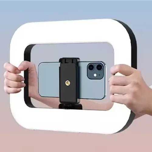 Handheld Ring Light for Phone - Portable LED Vlog Lighting Upgrade version Tidesmit