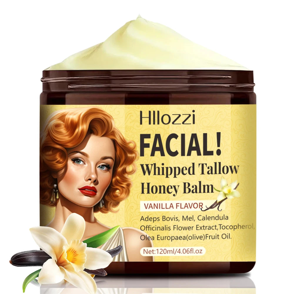 Whipped Tallow Cream, Moisturizing Face and Body Lotion, Skin Care, Lip Balm, Moisturizing,