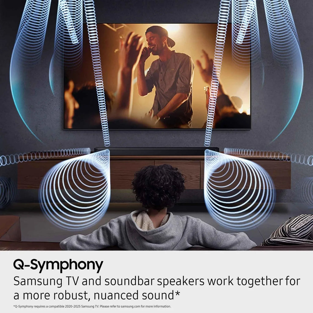 Samsung HW-Q990F 11.1.4Ch Wireless Soundbar System with Dolby Atmos, Subwoofer & Rear Speakers, Q-Symphony, Adaptive Sound, Game Mode Pro