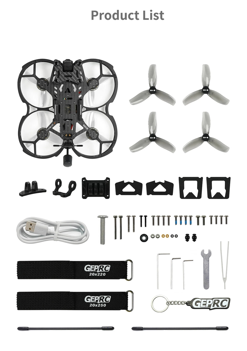 GEPRC Cinelog35 V2 Analog 6S FPV Drone for Freestyle Cinematography Tidesmit