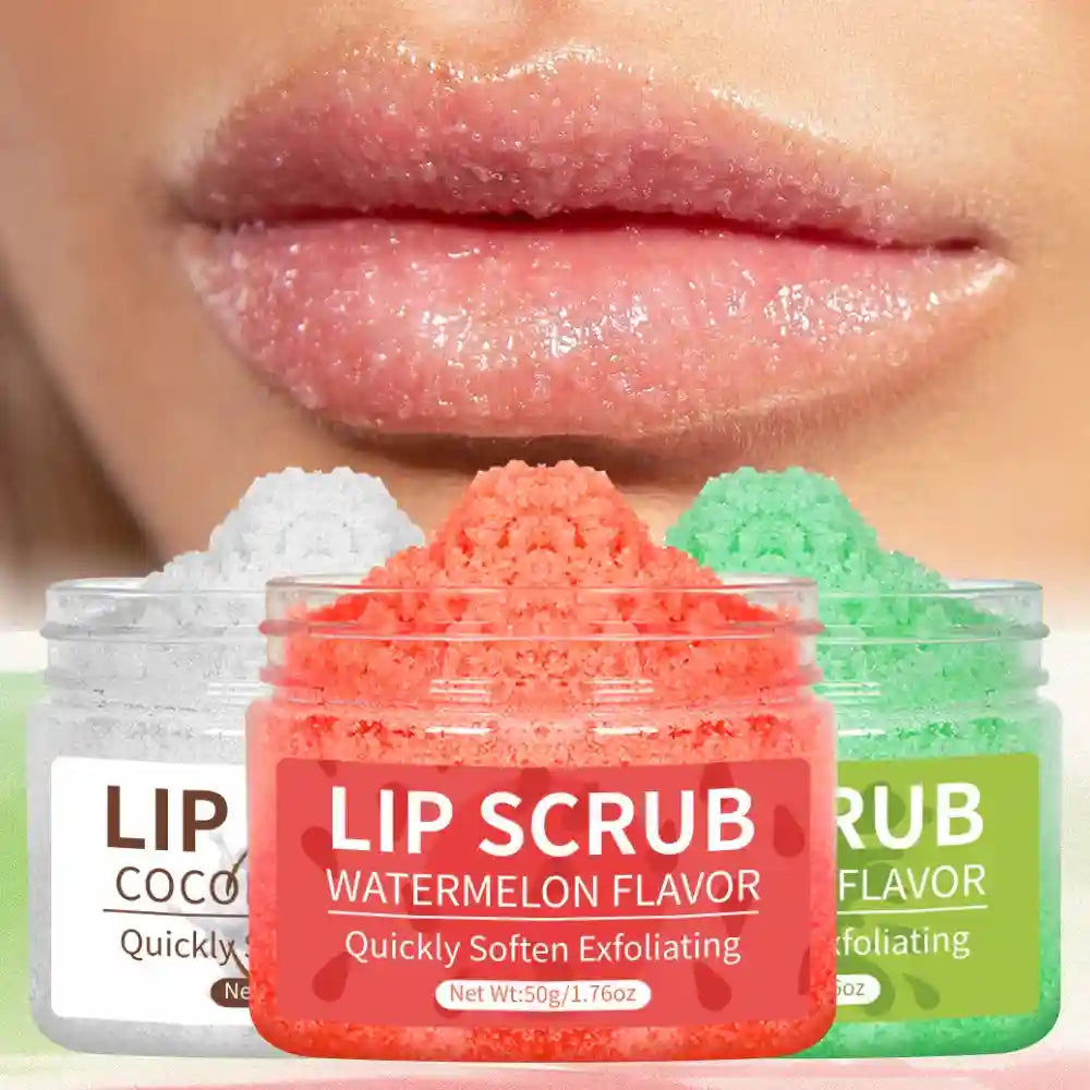 Exfoliating Lip Scrub: Moisturizing Fruit Sugar Treatment - 50g Lip Care Tidesmit