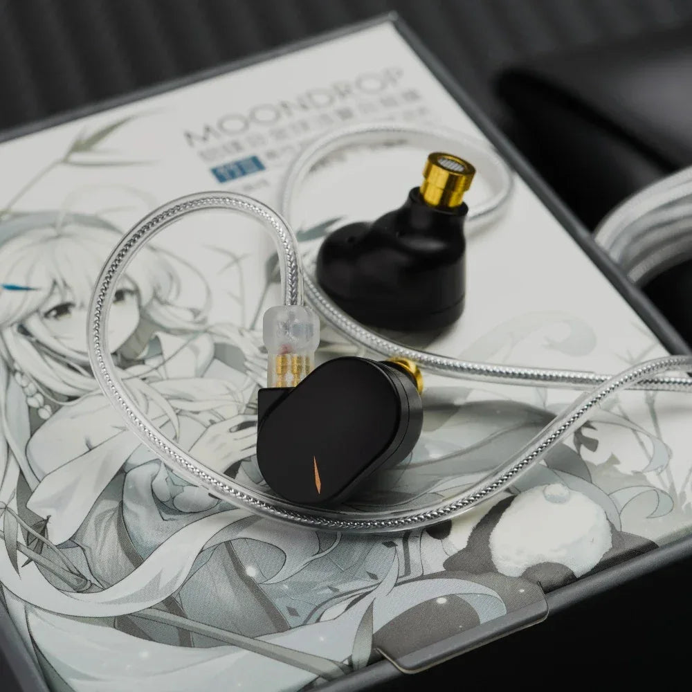 Moondrop Chu II In-Ear Monitors HiFi Wired Audio Cable by Tidesmit Tidesmit