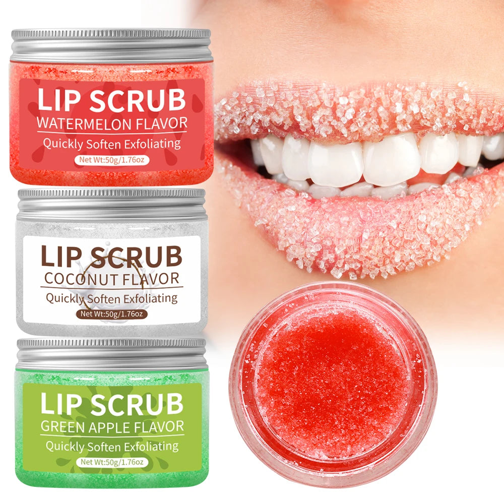 Exfoliating Lip Scrub: Moisturizing Fruit Sugar Treatment - 50g Lip Care Tidesmit