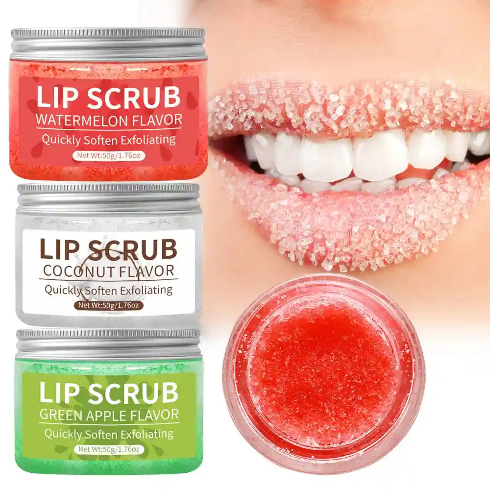 Fruit Lip Scrub Exfoliator - 50g Gentle Moisturizing Lip Treatment Lip Care Tidesmit
