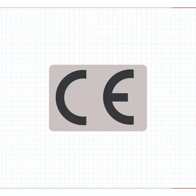 CE Certified Heat-Resistant Industrial Label Sticker Set with 3M Adhesive - Angle/Detail 4