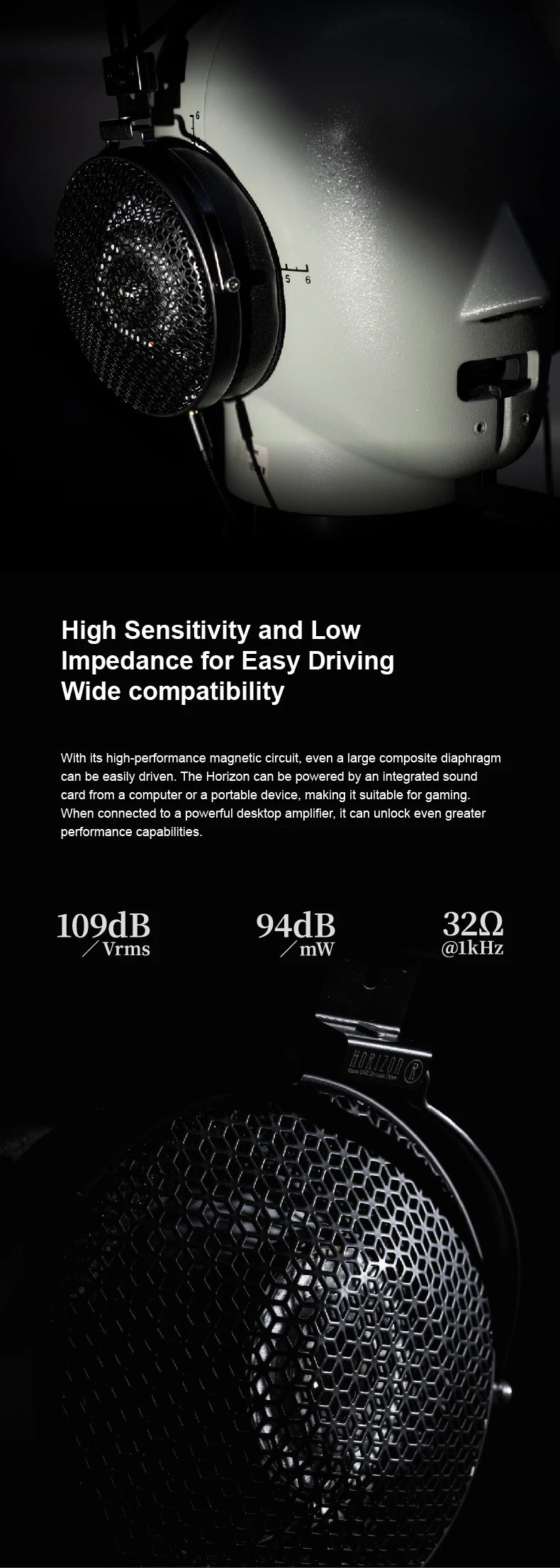 Moondrop Horizon Over-Ear Wireless Headphones with Active Noise Cancellation Tidesmit