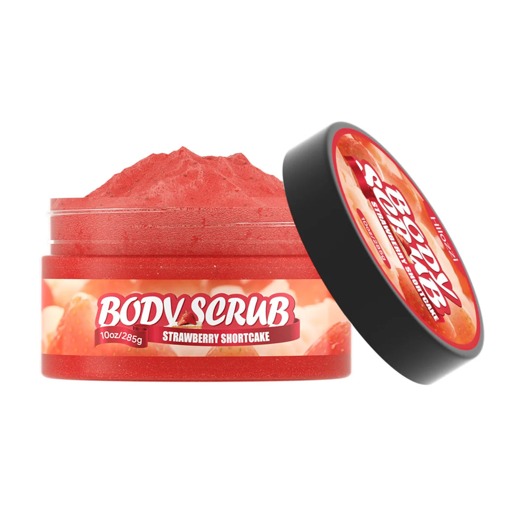 Strawberry Body Scrub 285g | Natural Exfoliating Face Moisturizer Scrubs Treatments Strawberry Scrub 285g Tidesmit