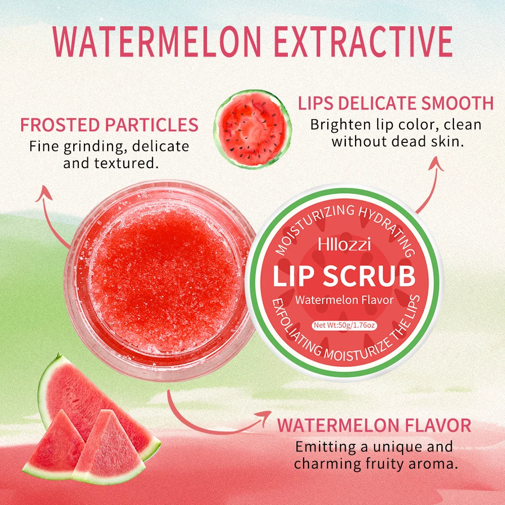 Exfoliating Lip Scrub: Moisturizing Fruit Sugar Treatment - 50g Lip Care Tidesmit