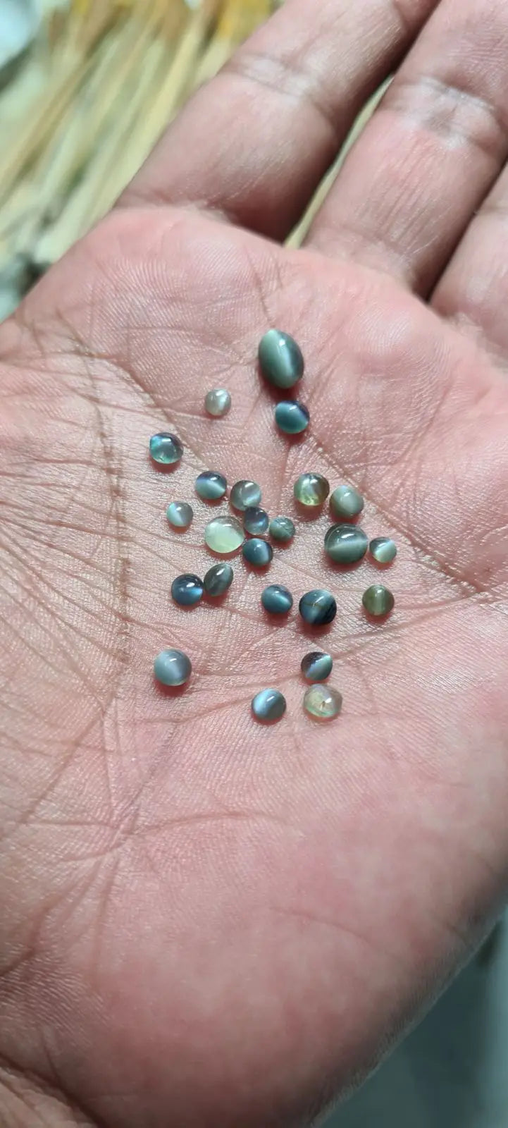 Natural Chrysoberyl Catseye Mix Shape Gemstone for Jewelry Making South Indian Mines rare Stone Catseye