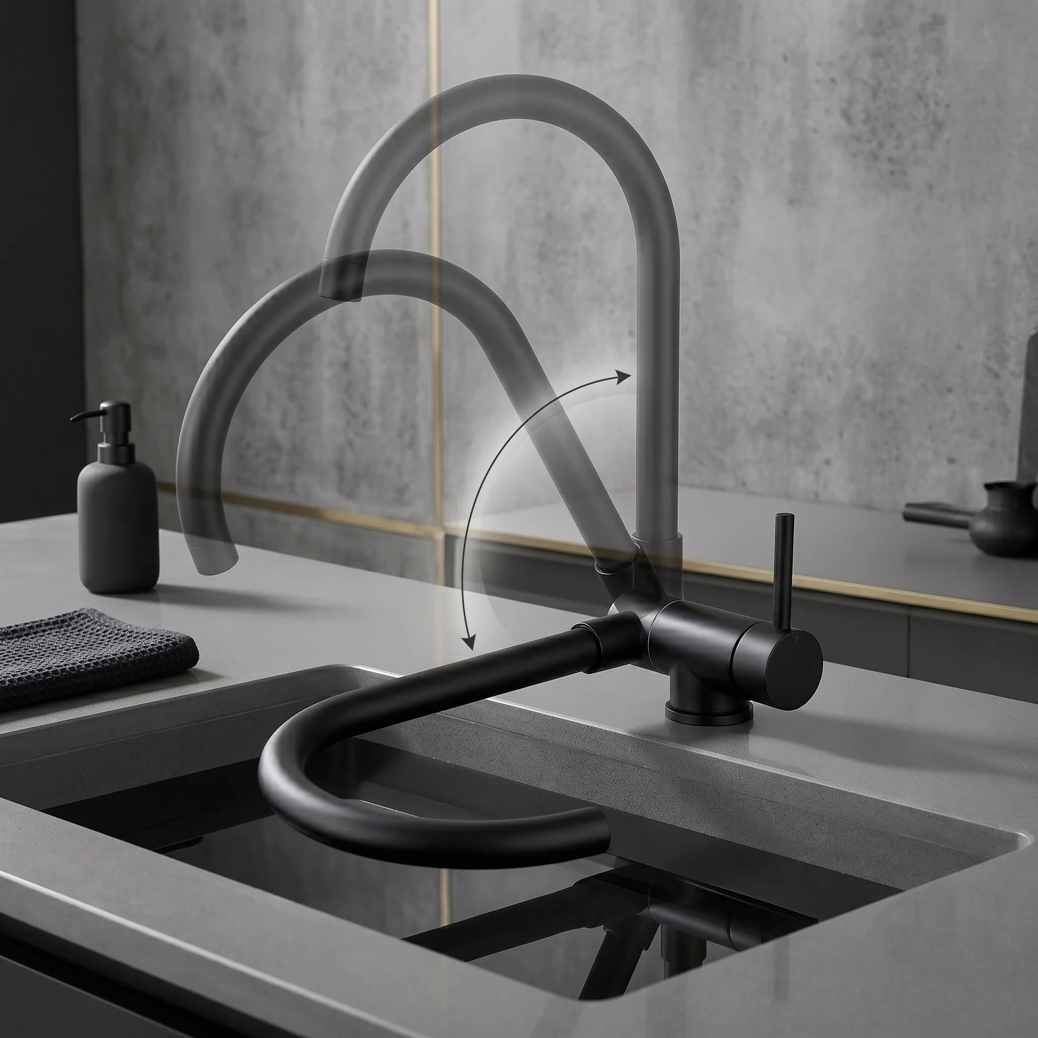 Foldable Kitchen Figot for Stainless Steel Window, Black Kitchen Fit Fit, Kitchen Fit Fit For °