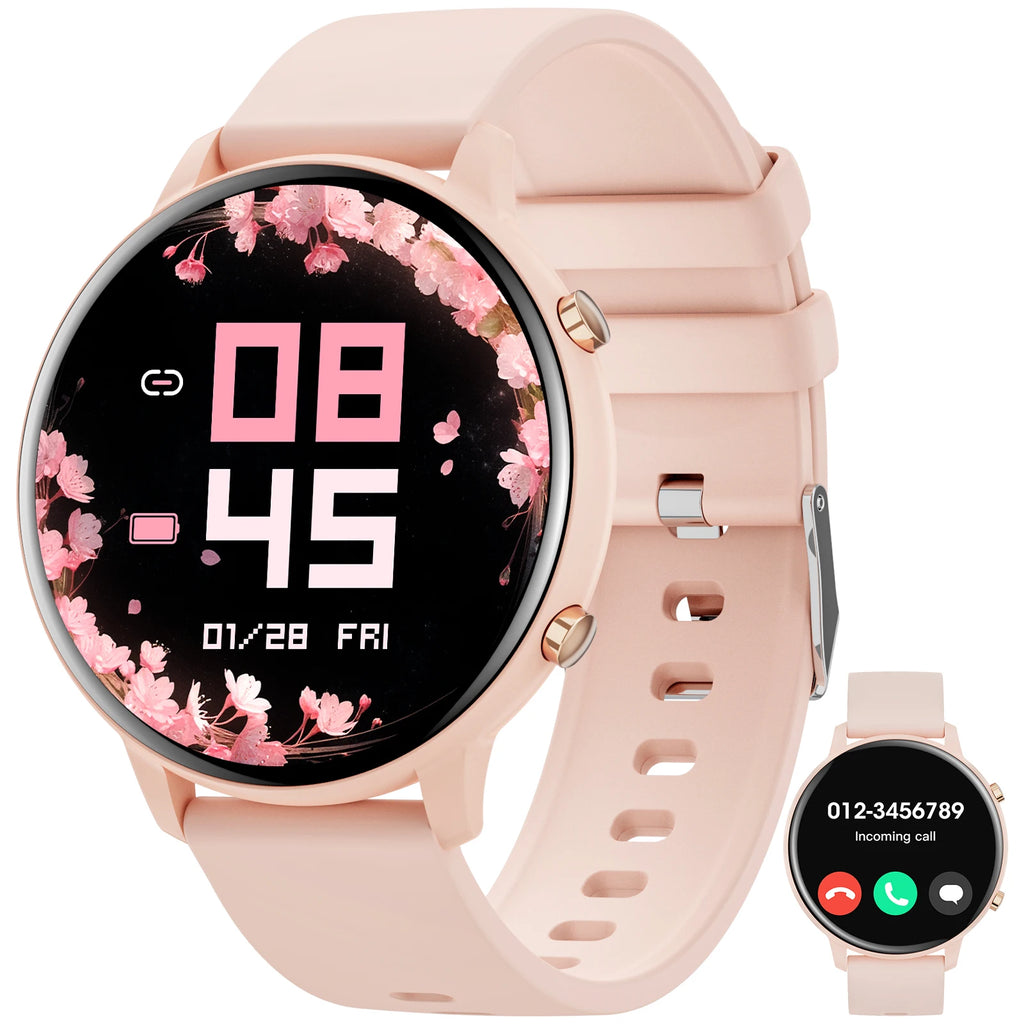 1.39'' HD 360*360 Smart Watch Bluetooth Calling, BLE5.2 IP67 Waterproof Fitness Tracker, Real-time Heart Rate Multi-Sport