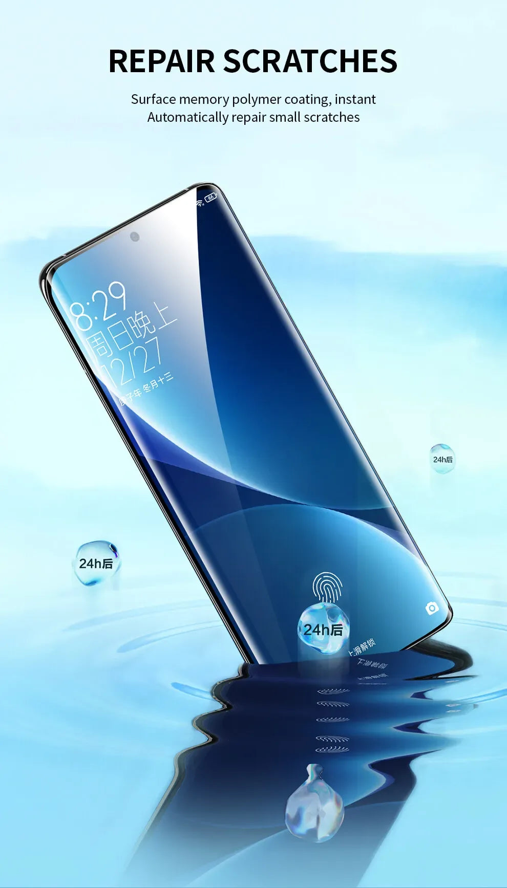 Xiaomi 15 Pro Screen Protector Hydrogel Full Coverage 2 Pack - Tidesmit Tidesmit