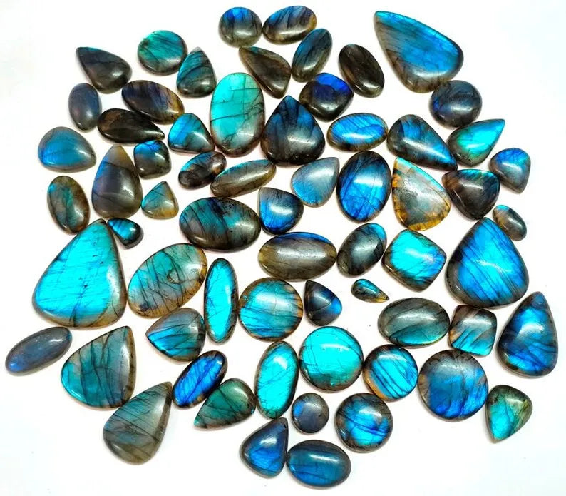 Super Flashy Natural Labradorite Stone Loose Gemstone Lot Rare Quality High-Luster Labradorite From Lab