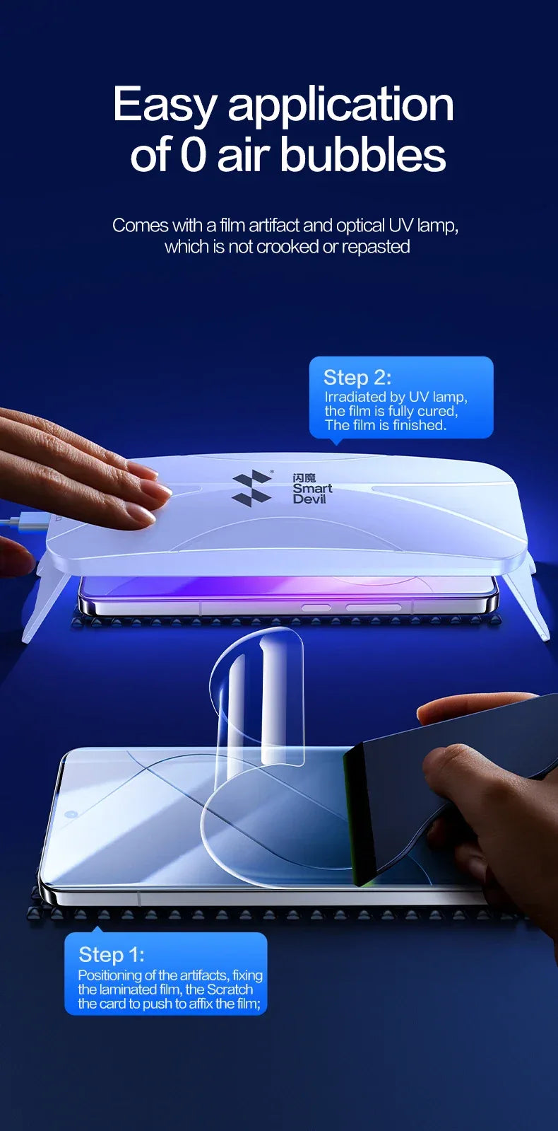 Vivo X200 Pro Screen Protector | 9H Hardness Anti-Fingerprint Film Tidesmit
