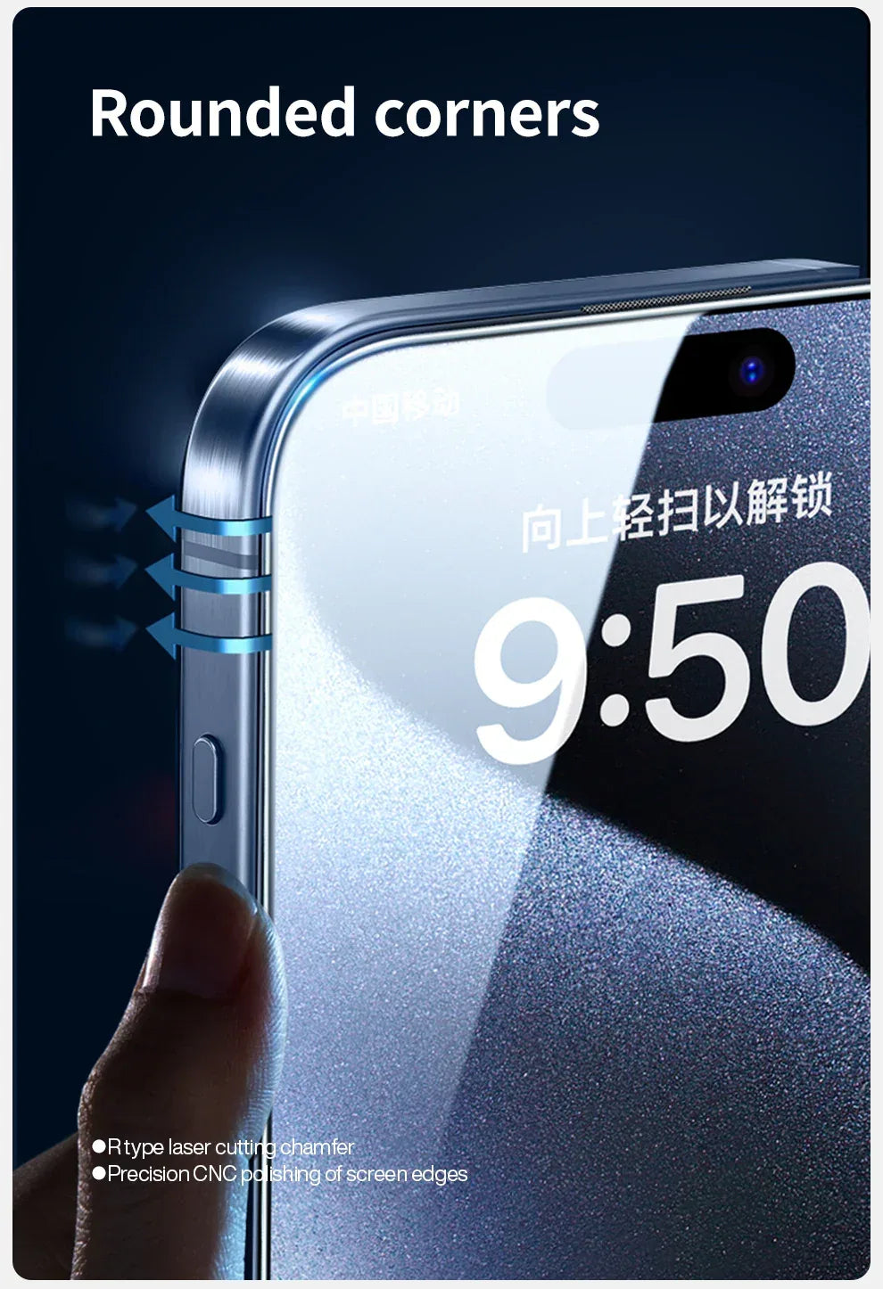 iPhone Screen Protector - 9H Hardness Tempered Glass for iPhone Series Tidesmit