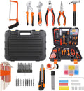 VickyHome Tool Kits, Universal and Household Tool Box, Multifunctional Tool Set for Home Repair and Maintenance
