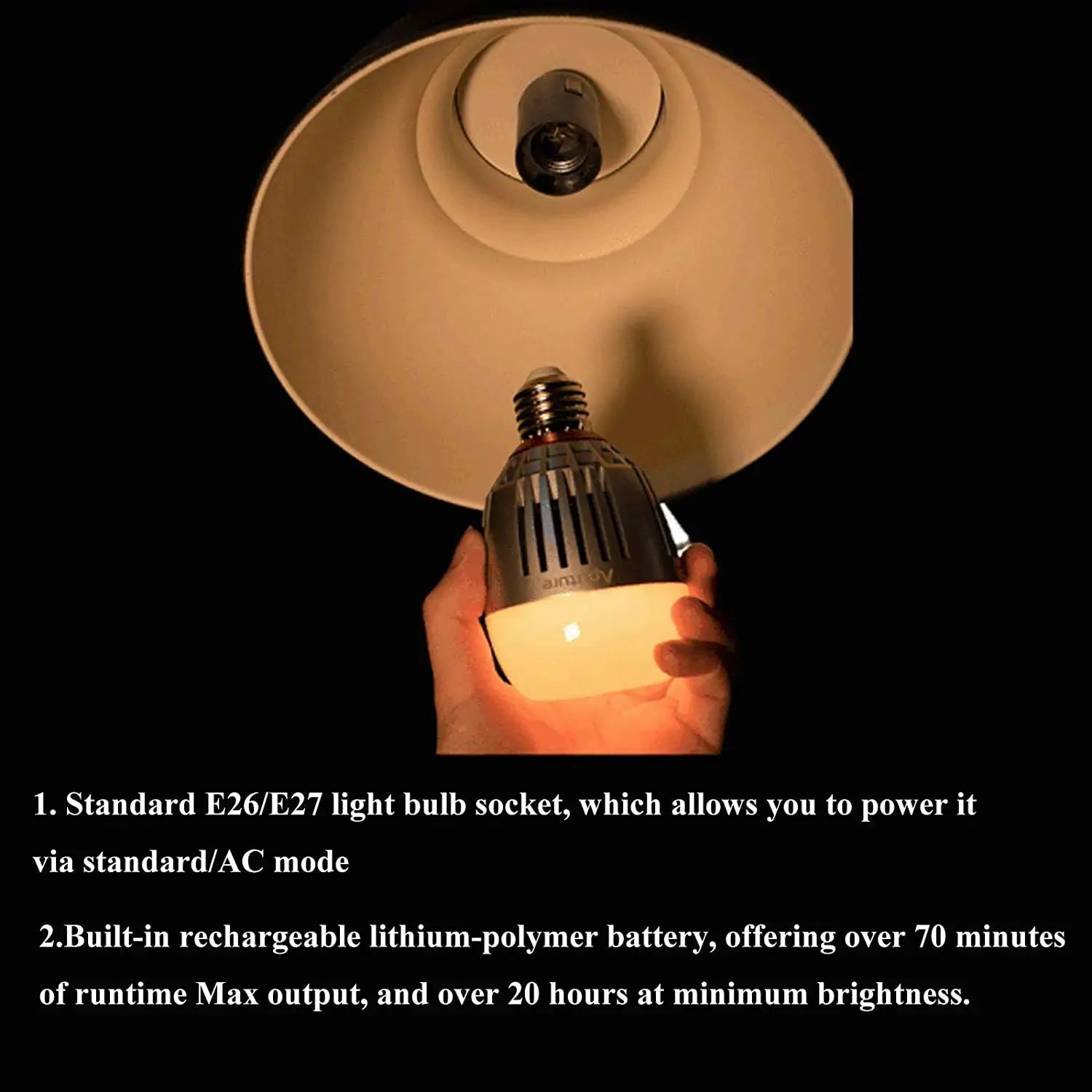 Aputure Accent B7C RGBWW Smart LED Bulb for Content Creation Tidesmit