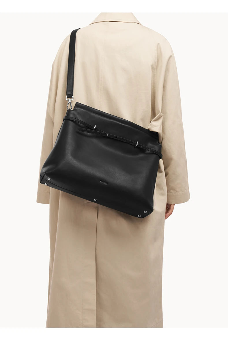 BAFELLI Underarm Tote Bag - Soft Travel Bag-Inspired Leather Crossbody for Women Compact Design Lightweight Shoulder Purse